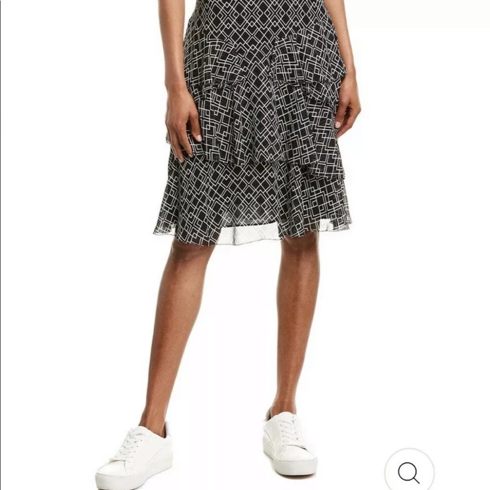 JOIE BLISSANY SILK A-LINE SKIRT size 2 Caviar